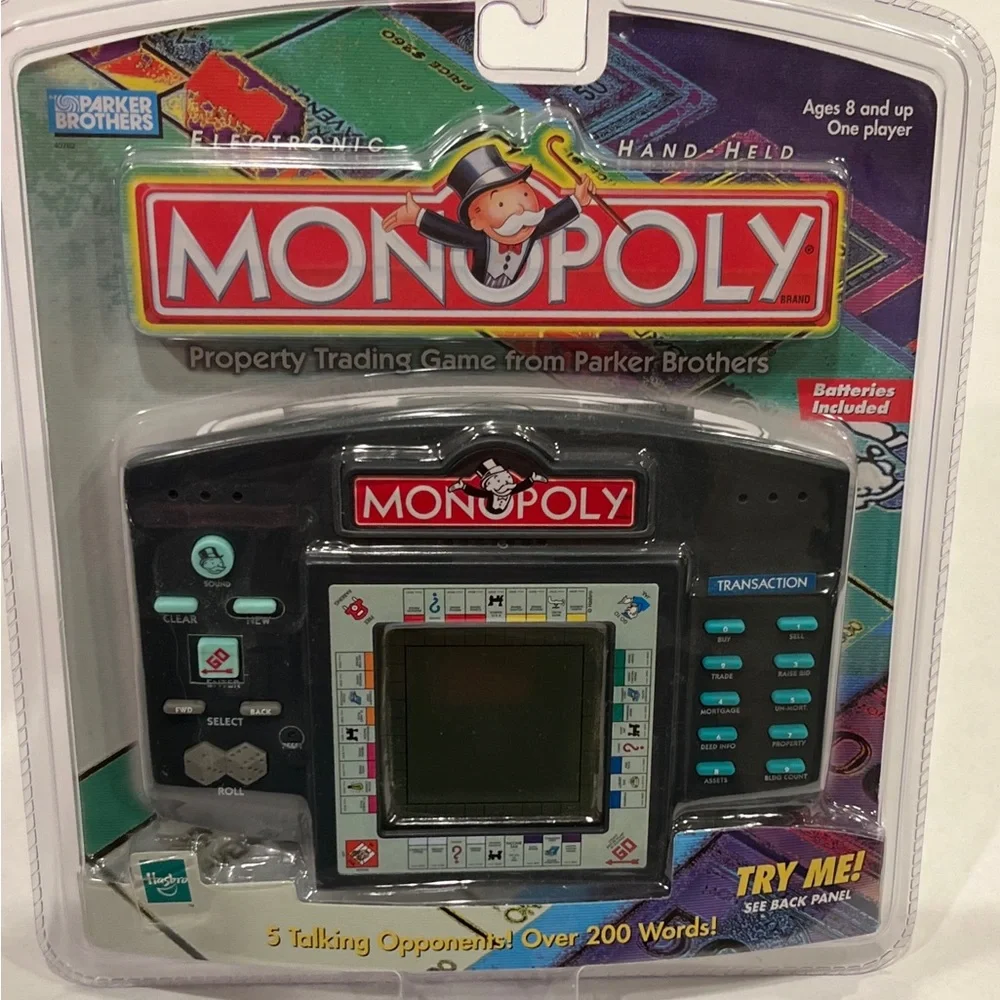 VINTAGE - SEALED > Monopoly Handheld Electronic Game